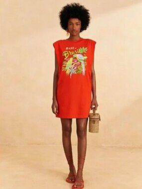 FARM Rio Brasil Graphic T-Shirt Dress